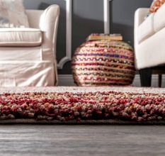 Soft Rainbow Textured Hall Mat